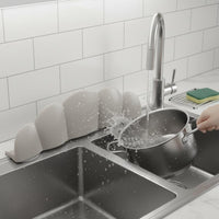 Silicone Sink Splash Guard Odorless Puffy Shaped Water Barrier for Bathroom