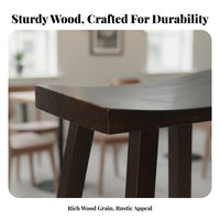 Backless Saddle Stool Minimalist Design Tavernstool Long-Lasting Frame for Cafe