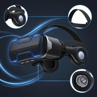 Simulated Reality Headset Head-Mounted VR Headset Simulated Reality Glasses Immersive VR Goggles Comfortable for Gamers, Gaming
