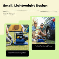 Cordless brushless tire inflator, fast