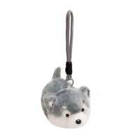 Cartoon Lying Animal Plush Pendant Fox Raccoon Lion Husky Cat