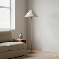 Floor Lamp Shade Wabi Sabi Design White Lampshade Eye-Friendly for Guest House