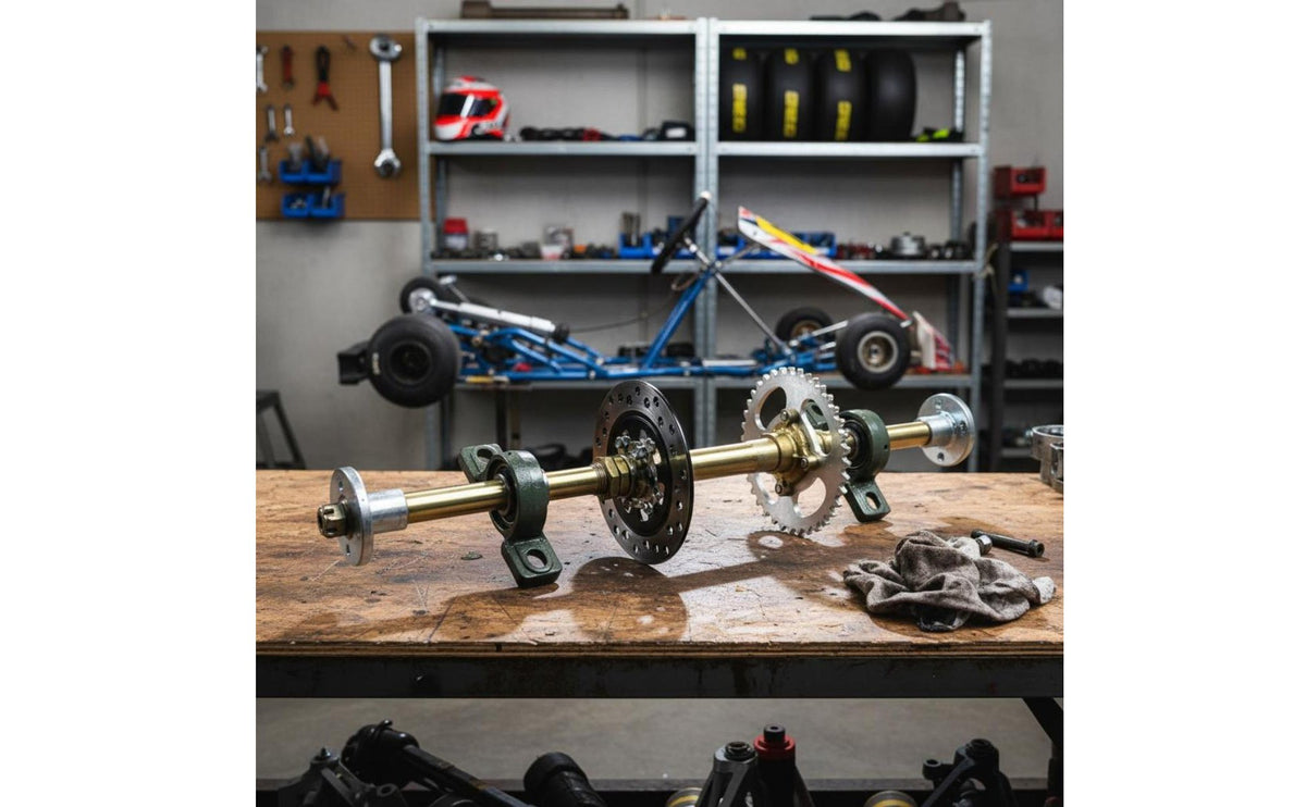 Go-Kart Rear Axle Kit Modification Part Vehicle Component for DIY Enthusiasts