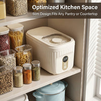 Large Rice Storage Container, Airtight Food Storage Bin, Kitchen Storage, Grain Storage Container, C - Image 8