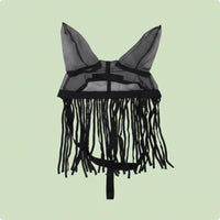 Ear Bonnet with Fringe Summer Use Horse Ear Bonnet Breathable Mesh for Pasture