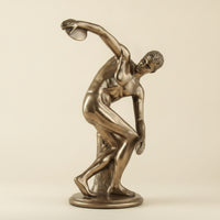 Decorative Sculpture Sculpted Bronze Figurine Modern for Bookshelf, Homeowners