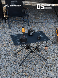 Lightweight Folding Camping Table with Aluminum Frame and Thick Oxford Cloth