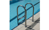 Stainless Steel Pool Ladder No-Embed Pool Ladder with Handrails Non-Slip for Homeowners