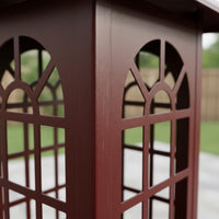Hanging Bird Feeder Weather Resistant Feathered Friends Feeder Drainage Holes
