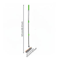 Stainless Steel Deck Scrub Brush Hard Filament Stainless Steel Floor Brush Rust Resistant for Pool