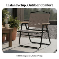 Frogtypetype Folding Chair Foldable Portable Seat Lightweight for Beach, Campers