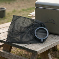 Collapsible Hanging Mesh Bag Breathable Mesh Accessory Bag Easy Access Small Storage Pouch Long-Lasting for Tailgating