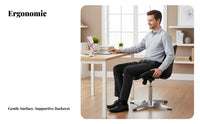Armless rotating Chair Height Adjustable Office Furniture Easy Assembly for Adults