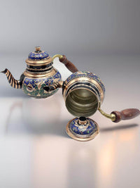 新品特惠 土耳其进口纯手工子母壶铜壶 小众特色茶壶欧式宫廷定制