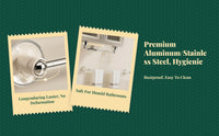 No-drill suction towel bar
