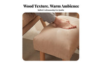 Curved Seat Four-Legged Stool Multi-Purpose Footrest Space-Saving for Homeowners
