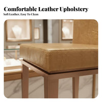 Upholstered Low-Back Stool Modern Design Commercial Furniture Sturdy