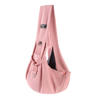 Pet Sling Carrier Waffle-Weave Crossbody Dog Carrier Large-Capacity