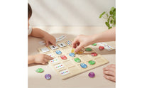 Educational Direction Matching Game Learning Color Matching Puzzle Preschool Wooden Reasoning Board Cognitive for Preschoolers, Kids, Toddlers, Classroom, Homeschool, Playroom