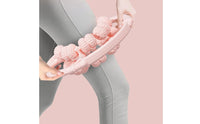 Textured Rollers Double-Layer Roller Leg Massager Surrounding Loop Leg Massager Curved Handles