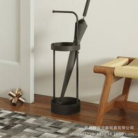 Iron Umbrella and Cane Stand with European Style