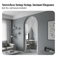 Translucent Pearl Door Curtain Elegant Design French Design Beaded Partition