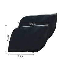 Wheelchair Hand Cover Black and Gray Mobility Aid Hand Cover Stitched Border
