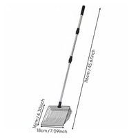 Extendable Cat Waste Scooper Fine Sifting Telescopic Litter Sifter for Seniors
