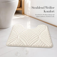 Super Soft Chenille Jacquard Non-Slip Bath Mat Set Absorbent Doormat for Bathroom Entryway