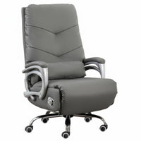 Highspine Reclining Chair with Footrest Massage Function rotating Seat Padded Armrests sturdyDuty Build for premiums, Study Room