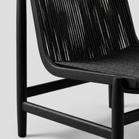 Lounge Chair, Outdoor Chair, Rope Chair, W70×D70×H80cm, Waterproof, UV Protection, Outdoor, Garden, Terrace