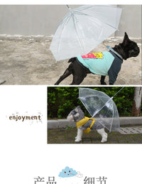 Pet Umbrella with Leash for Small Dogs
