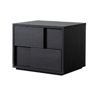Minimalist Nightstand Modern Design Bedside Table With Drawers for Home, Hallway