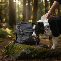 Portable Pet Water Bottle for Dogs, Travel Drinker with Dispenser for Walking, Hiking, Outdoor Activities