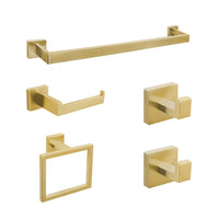 Stainless Rack Set for , Square Tube Towel Bar and Hook Kitchen Homeowners Wall Mount Hardware Accessories