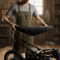 Shock-Absorbing Dirt Bike Seat with Foam High-Resilience Motorcycle Seat Cushion Comfortable Saddle Non-Slip for Riders, off-Road