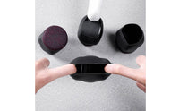 5 Pieces Slip-on Chair Leg Caps with Felt Bottom Quiet Chair Leg Cap with Felt Thickened Thick
