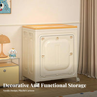 Foldable Wheeled Storage container two-way entry Compressible Wheeled Chest Easy Assembly