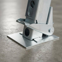 Folding Vehicle Support Leg Easy To Use Sturdy Duty Vehicle Support Stand RV Leveling Support Rust-Resistant for Camping