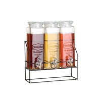 Glass Beverage Dispenser with Spigot for Commercial Use