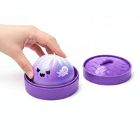 With Steamer Relaxation Bun Cute Bun-Shaped Toy for Kids, Adults, Halloween, Desk, Office