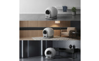 Compact Automatic Litter Box Indoor Enclosed Litter Box Hooded Pet Supply Easy to Clean for Apartment