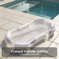 Supportive Pool Lounger with Mesh Seat