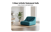 Wave-Shaped Sectional Sand moundInspired Inspired Shape Interchangeable Sofa Modern and Design Designer Piece for Families