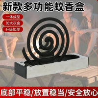 不锈钢新款创意蚊香架家用蚊香神器架子盘香接灰盘支架防火蚊香盒