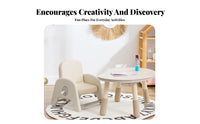 Adjustable kidney bean-shapedShaped Table and Chair Ergonomic Design children's Furniture