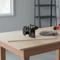 3 in 1 Drilling Guide Kit Matte Black Furniture Drilling Template Metal Body
