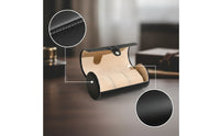 Faux Leather Watch Roll Portable Watch Storage Case Padded Organizer Cushioned for Dresser