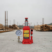 Pressure Display with Metal Connector Threaded Hydraulic Pressure Display Easy to Install Measuring Instrument for Workshop, Garage, Equipment Testing