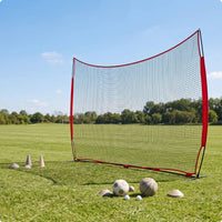 Sports Protective Barrier Freestanding Barricade Backstop Net Barrier Netting Portable Large-Scale for Athletes, Backyard